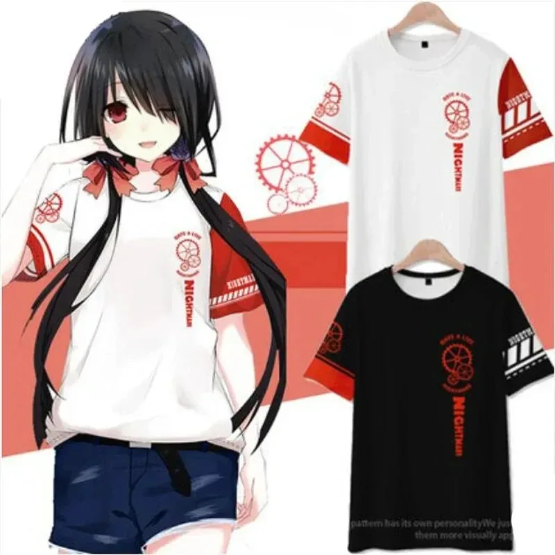 Anime date a live tokisaki kurumi 3D Print Men WomenT Shirt Summer Casual Harajuku T-shirt Unisex Breathable Streetwear Tee Tops
Anime date a live tokisaki kurumi 3D Print Men WomenT Shirt Summer Casual Harajuku T-shirt Unisex Breathable Streetwear Tee Tops