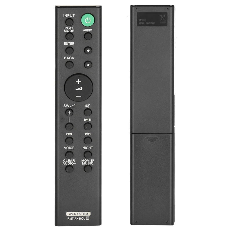 RMT-AH300U For Sony Remote Control, Compatible With Sony Soundbar HT-CT20 HT-CT290 HT-CT291 SA-CT290 SA-CT291 HTCT290 HTCT291 Re
RMT-AH300U For Sony Remote Control, Compatible With Sony Soundbar HT-CT20 HT-CT290 HT-CT291 SA-CT290 SA-CT291 HTCT290 HTCT291 Re