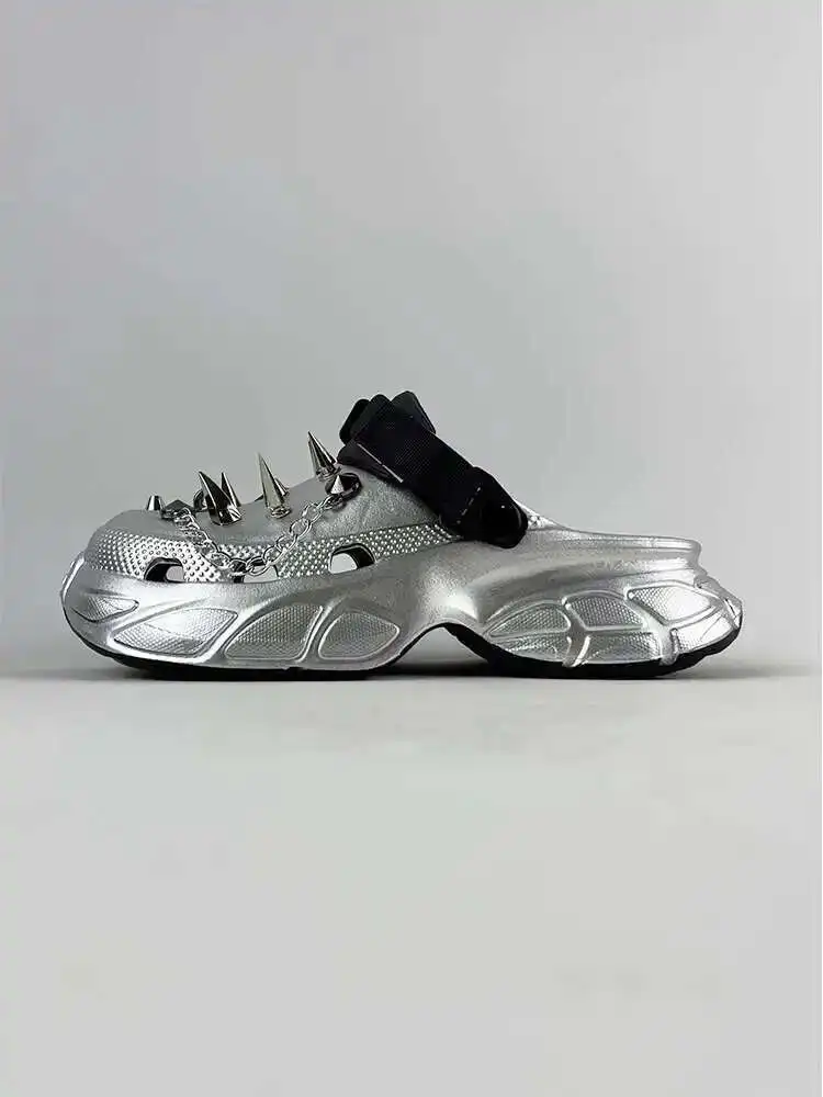 Garden shoes Men's Summer Outdoor Clogs 2025 Style High-End Non-Slip Height Increase 5cm Thick Sole Couple Closed-Toe Slippers
Garden shoes Men's Summer Outdoor Clogs 2025 Style High-End Non-Slip Height Increase 5cm Thick Sole Couple Closed-Toe Slippers