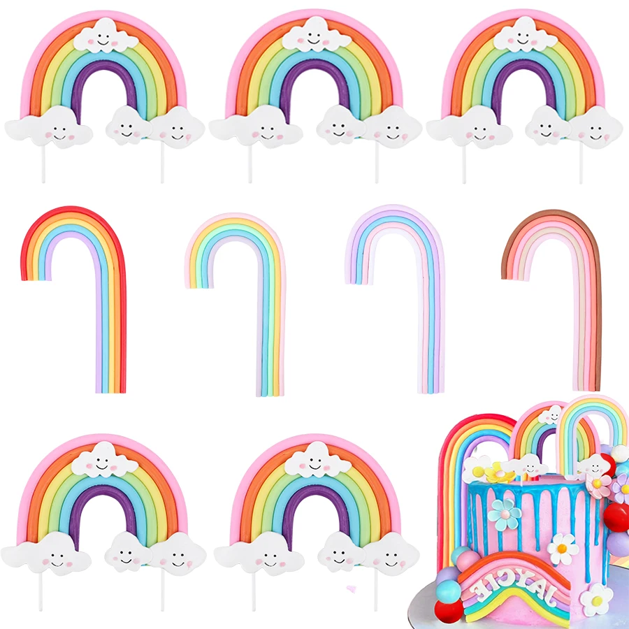 Colorful Rainbow Cake Toppers DIY Cake Decor Dessert Flag Baby Shower Birthday Decorations Wedding Anniversary Party Supplies
Colorful Rainbow Cake Toppers DIY Cake Decor Dessert Flag Baby Shower Birthday Decorations Wedding Anniversary Party Supplies