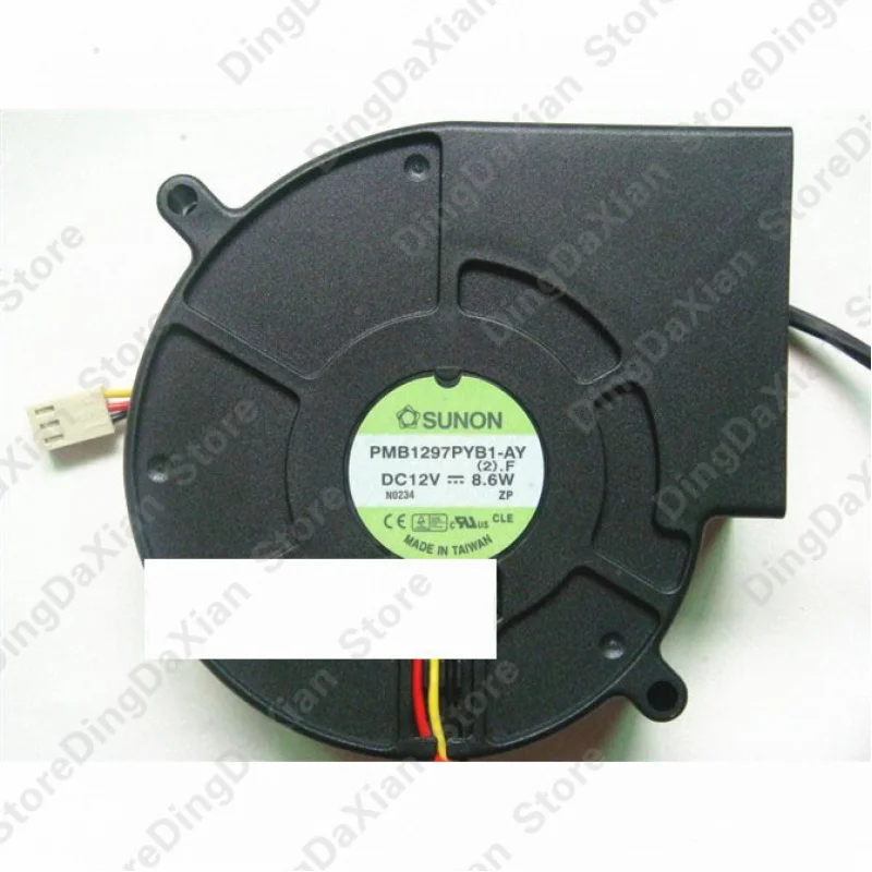 g For SUNON PMB1297PYB1-AY 9CM 9733 12V 8.6W 3-wire double ball turbo fan
g For SUNON PMB1297PYB1-AY 9CM 9733 12V 8.6W 3-wire double ball turbo fan