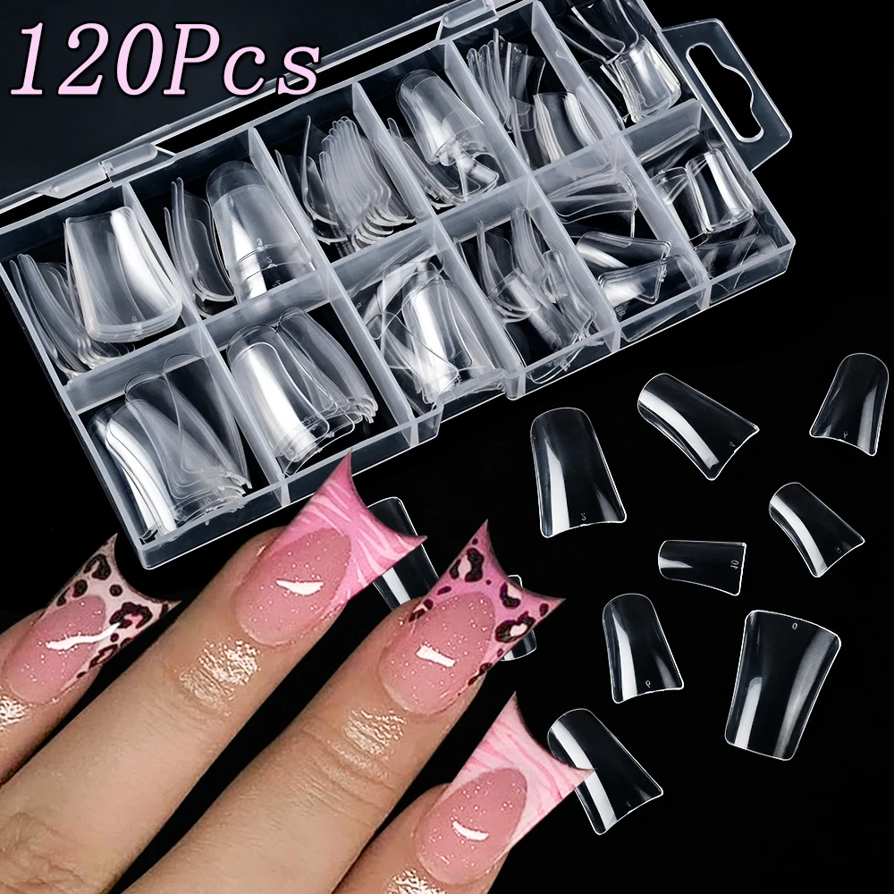 120Pcs Duck Wide Nail Tips 12 Sizes Boxed Clear Duck False Nails Full Duckbill French Fake Nail Tips for Acrylic Nail Extension
120Pcs Duck Wide Nail Tips 12 Sizes Boxed Clear Duck False Nails Full Duckbill French Fake Nail Tips for Acrylic Nail Extension