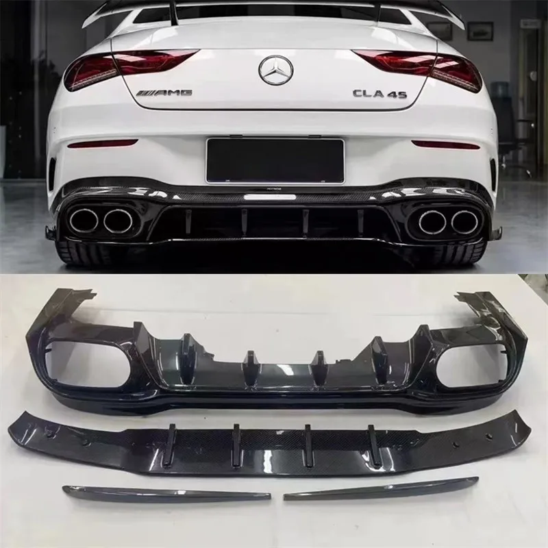 For Benz CLA Class W118 CLA35 45 Real Carbon Fiber Car Rear Bumper Lip Diffuser Splitters Spoiler Back Car Accessories Body Kit
For Benz CLA Class W118 CLA35 45 Real Carbon Fiber Car Rear Bumper Lip Diffuser Splitters Spoiler Back Car Accessories Body Kit