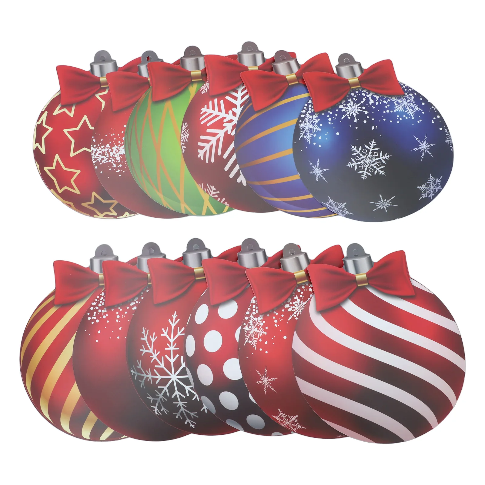 1Set Christmas Ball Pendant Plastic Xmas Hanging Ball Decoration Christmas Tree Ornaments Supplies Tree Decoration Pendant 
1Set Christmas Ball Pendant Plastic Xmas Hanging Ball Decoration Christmas Tree Ornaments Supplies Tree Decoration Pendant