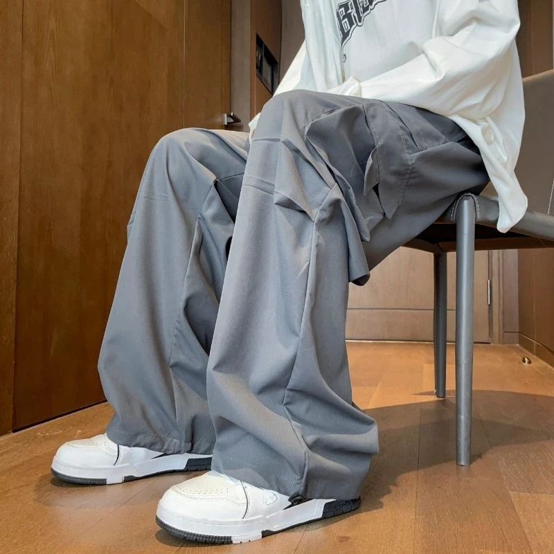 Oversize Spring Summer Straight Plain Cargo Pants for Men Korean Style Y2k Vintage New In Luxury Techwear Slacks Trousers Man
Oversize Spring Summer Straight Plain Cargo Pants for Men Korean Style Y2k Vintage New In Luxury Techwear Slacks Trousers Man