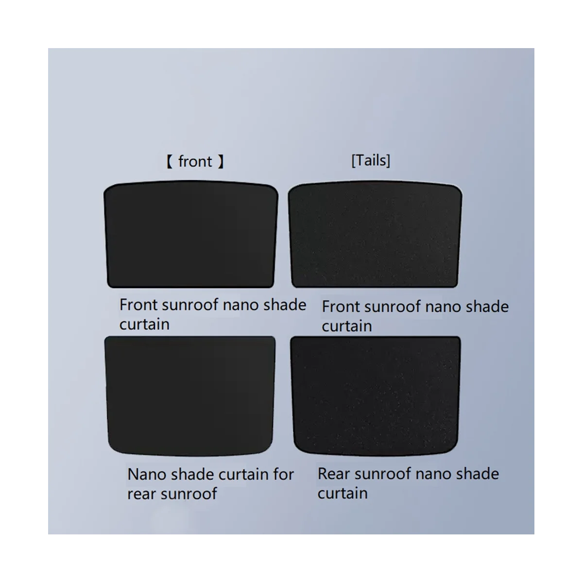 For Tesla Model Y/3 New Black Front and Rear Sunroof Ice Silk Sunshade Interior Accessories
For Tesla Model Y/3 New Black Front and Rear Sunroof Ice Silk Sunshade Interior Accessories
