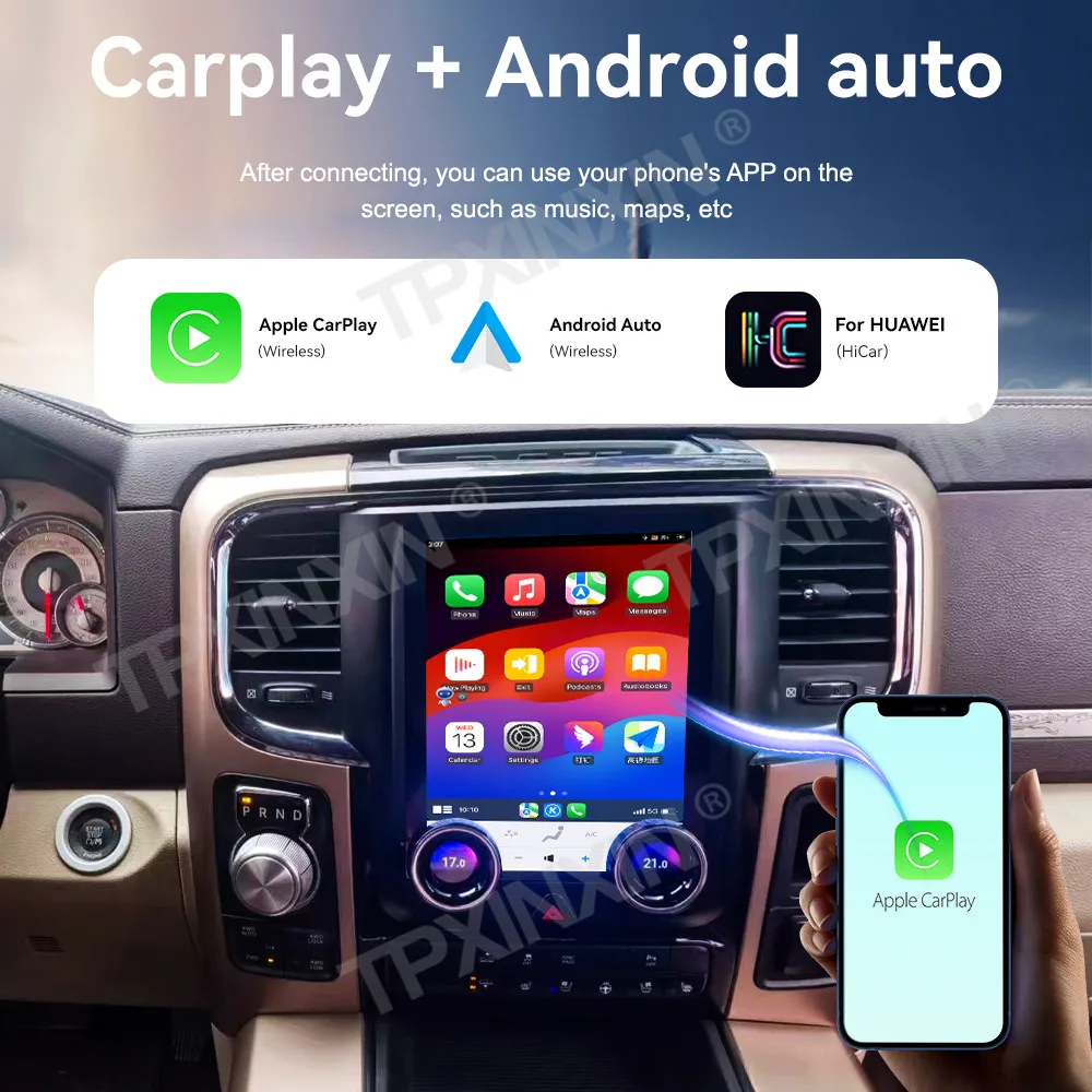 Для Dodge Ram 2013 2014 2015 2016 2017 2018 Android Carplay Автомобильный радиоприемник Стерео Автомобильный мультимедийный плеер GPS Навигационный головной блок
Для Dodge Ram 2013 2014 2015 2016 2017 2018 Android Carplay Автомобильный радиоприемник Стерео Автомобильный мультимедийный плеер GPS Навигационный головной блок