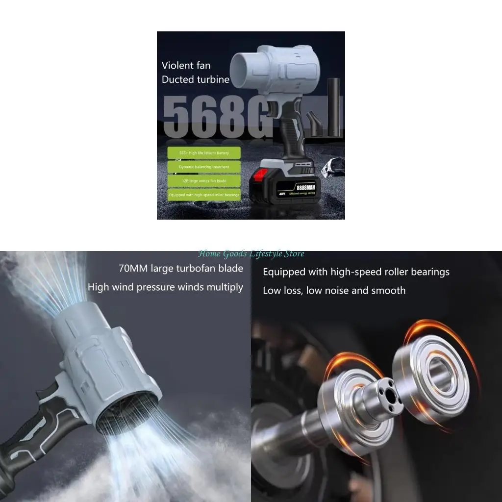 E74E Powerful 21V Cordless Leaf Blower Jet Design Blower for Home and Outdoor Use, for Lawn and Patio
E74E Powerful 21V Cordless Leaf Blower Jet Design Blower for Home and Outdoor Use, for Lawn and Patio