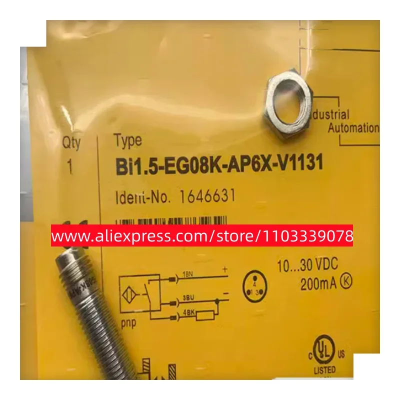3PCS New inductive proximity switch Ni3-EG08K-AN6X-V1131 Ni3-EG08K-AP6X-V1131 NI3-EG08K-AP6X-H1341 NI3-EG08K-AN6X-H1341
3PCS New inductive proximity switch Ni3-EG08K-AN6X-V1131 Ni3-EG08K-AP6X-V1131 NI3-EG08K-AP6X-H1341 NI3-EG08K-AN6X-H1341