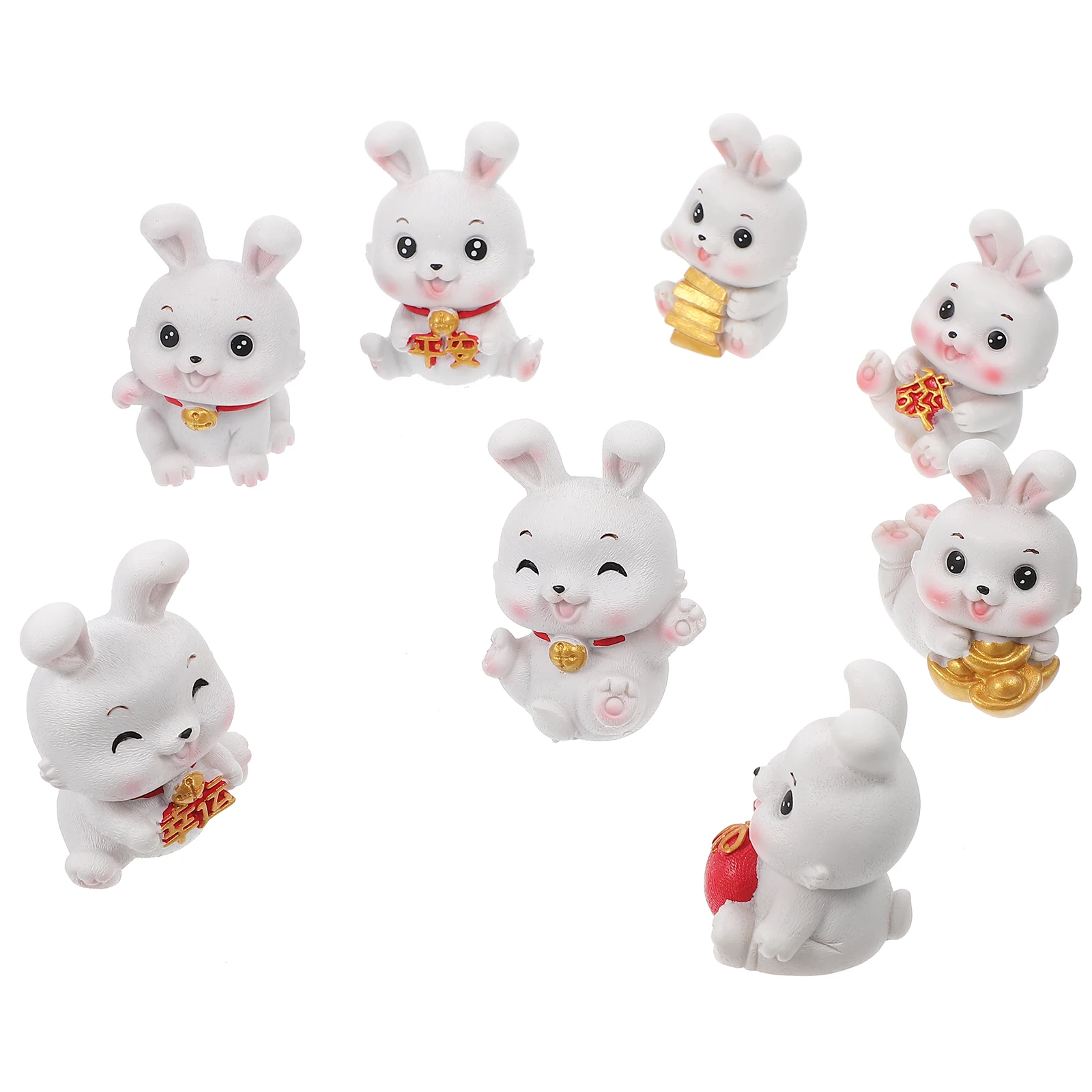 Small Bunny Figurines Rabbit Ornament Mini Statues Resin Crafts Desk Car Garden Decorations Cartoon Design Durability Vivid
Small Bunny Figurines Rabbit Ornament Mini Statues Resin Crafts Desk Car Garden Decorations Cartoon Design Durability Vivid
