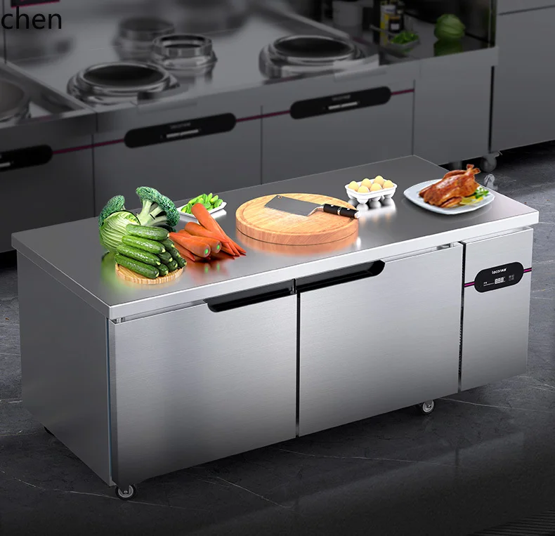 HXL commercial freezer workbench refrigerated and frozen double temperature fresh-keeping freezer
HXL commercial freezer workbench refrigerated and frozen double temperature fresh-keeping freezer