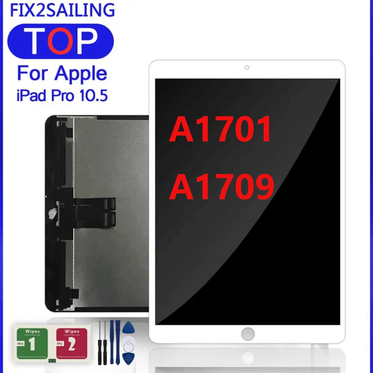 LCD Display A1701 For Apple iPad Pro 10.5 1st A1701 A1709 100% New Grade LCD Display Touch Screen Digitizer Assembly Replacement
LCD Display A1701 For Apple iPad Pro 10.5 1st A1701 A1709 100% New Grade LCD Display Touch Screen Digitizer Assembly Replacement