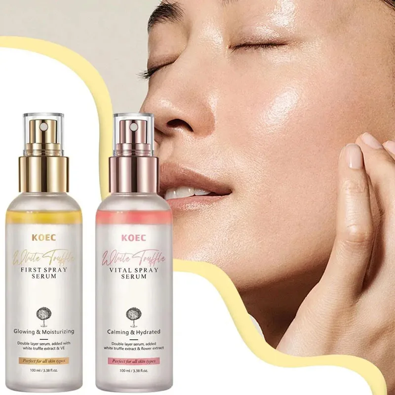 KOEC White Truffle Extract First Spray Glowing Face Serum Moisturizing Pore Shrink Vitamin E Antioxidant Repair Essence Skincare
KOEC White Truffle Extract First Spray Glowing Face Serum Moisturizing Pore Shrink Vitamin E Antioxidant Repair Essence Skincare