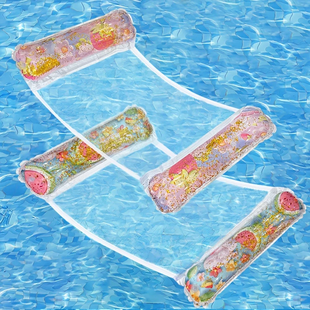 1pc Fruit Sequin Two-Tube Hammock, Inflatable Water Hammock for Swimming Pool, Floating Seat Chair for Beach, Pool and Lake Acti
1pc Fruit Sequin Two-Tube Hammock, Inflatable Water Hammock for Swimming Pool, Floating Seat Chair for Beach, Pool and Lake Acti