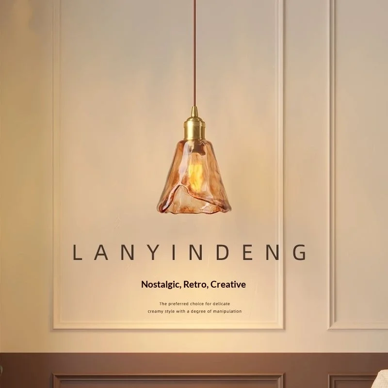 Mid Century Luxury Amber Glass Mini Pendant Light LED Bedroom Bedside Entryway Ambient Home Decor Novelty New Energy Saving
Mid Century Luxury Amber Glass Mini Pendant Light LED Bedroom Bedside Entryway Ambient Home Decor Novelty New Energy Saving