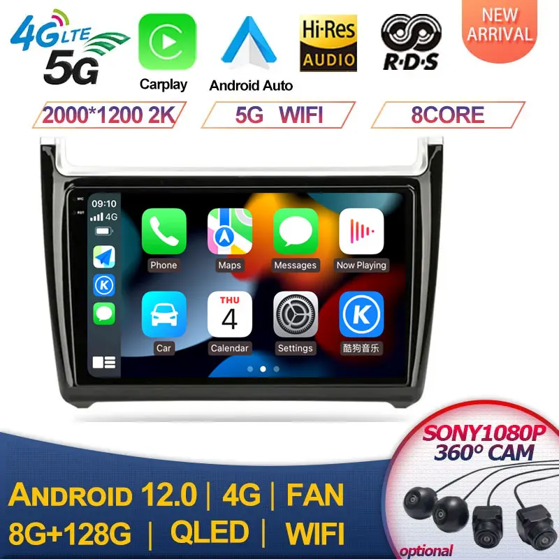 For Volkswagen VW Polo 2008-2020 Car Radio Multimedia Video Player GPS Navigation Tablet Head Unit 4G DSP 2din Android 12
For Volkswagen VW Polo 2008-2020 Car Radio Multimedia Video Player GPS Navigation Tablet Head Unit 4G DSP 2din Android 12