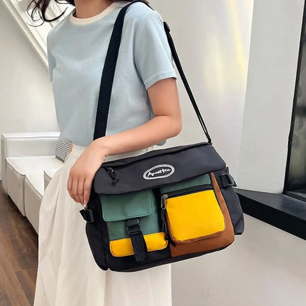 Nylon Nylon Crossbody Bag Multi Functional Large Capacity Harajuku Messenger Bag Adjustable Strap Japanese Style
Nylon Nylon Crossbody Bag Multi Functional Large Capacity Harajuku Messenger Bag Adjustable Strap Japanese Style