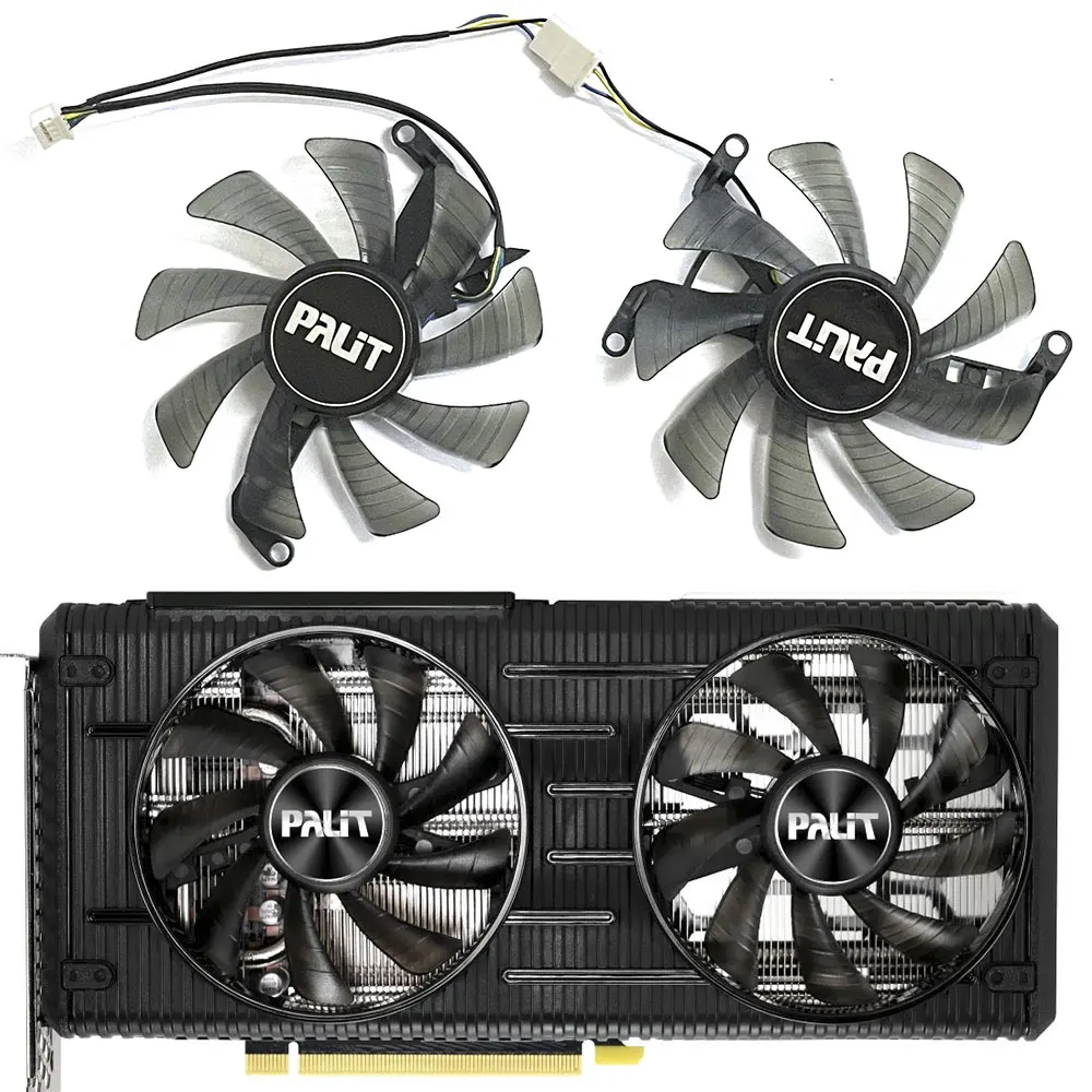 2PCS 85MM 4PIN RTX3060 GPU Fan TH9215S2H-PAA01 for Palit GeForce RTX 3060 3050 Dual RTX3060 Ti OC Video as an alternative
2PCS 85MM 4PIN RTX3060 GPU Fan TH9215S2H-PAA01 for Palit GeForce RTX 3060 3050 Dual RTX3060 Ti OC Video as an alternative