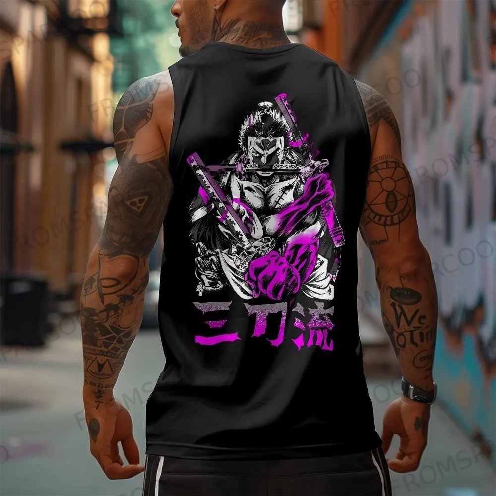 2025 цельный аниме Луффи Зоро с периферийным принтом из чистого хлопка, майка для спортзала, мужской свободный спортивный летний модный топ 
2025 цельный аниме Луффи Зоро с периферийным принтом из чистого хлопка, майка для спортзала, мужской свободный спортивный летний модный топ