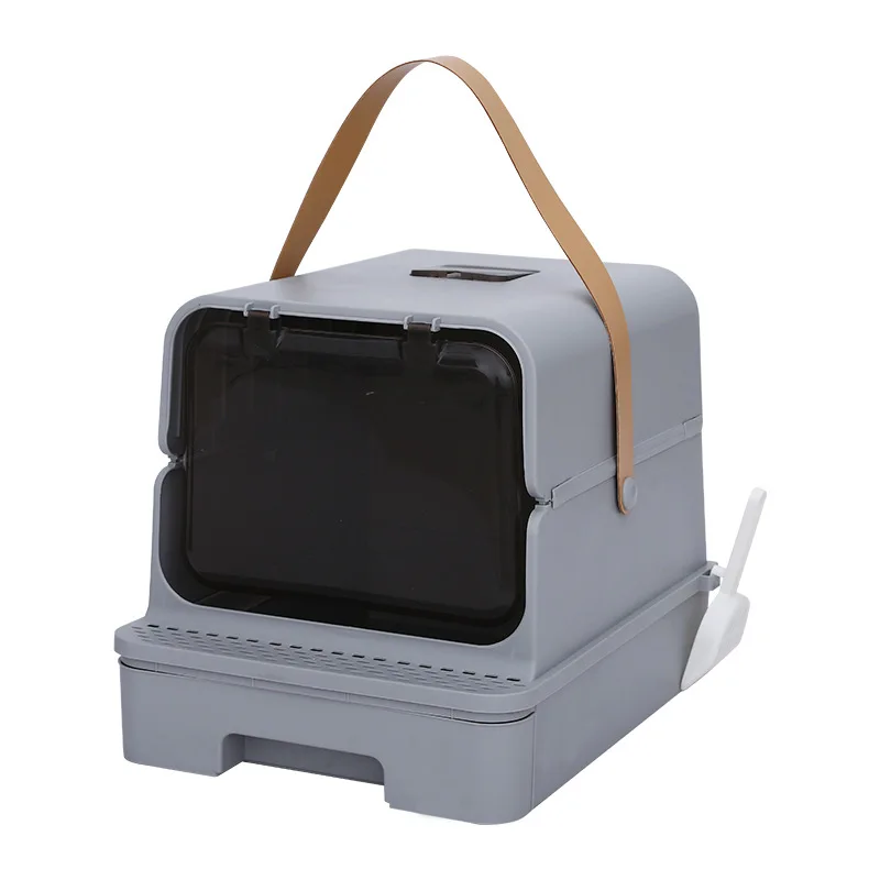 Extra Large Fully Enclosed Cat Litter Box with Drawer High Sided Odor Control Anti-Splash Portable Giant Toilet Tray for Big Cat
Extra Large Fully Enclosed Cat Litter Box with Drawer High Sided Odor Control Anti-Splash Portable Giant Toilet Tray for Big Cat