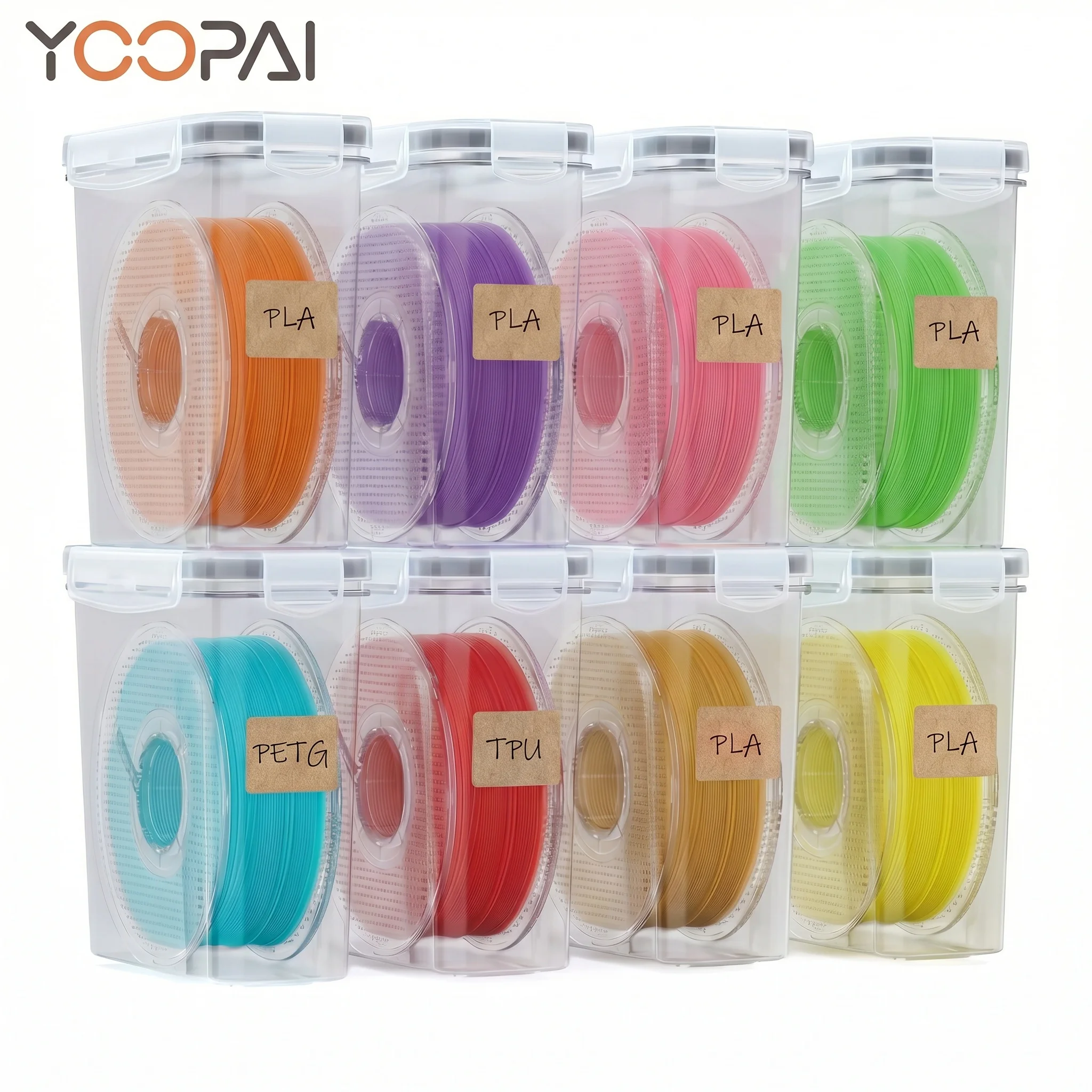 YOOPAI 3D Filament Box Moisture & Dust Proof Easy Access Neat Storage for 3D Filament classified and stored
YOOPAI 3D Filament Box Moisture & Dust Proof Easy Access Neat Storage for 3D Filament classified and stored