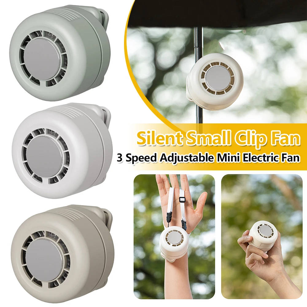 Silent Small Clip Fan 3 Speed Adjustable Mini Electric Fan Type-C Rechargeable for Travel Outdoor Office Women Men Gifts
Silent Small Clip Fan 3 Speed Adjustable Mini Electric Fan Type-C Rechargeable for Travel Outdoor Office Women Men Gifts