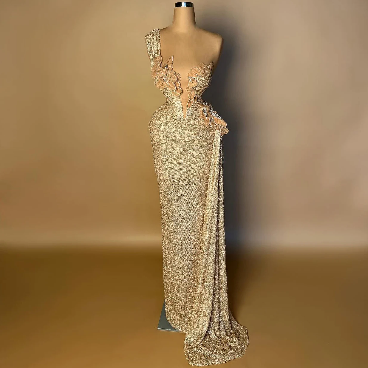 Shiny Full Sequin Mermaid Prom Dress One Shoulder Sleeveless Birthday Party Dress Deep V Neck Crystal Evening Dress Customized
Shiny Full Sequin Mermaid Prom Dress One Shoulder Sleeveless Birthday Party Dress Deep V Neck Crystal Evening Dress Customized