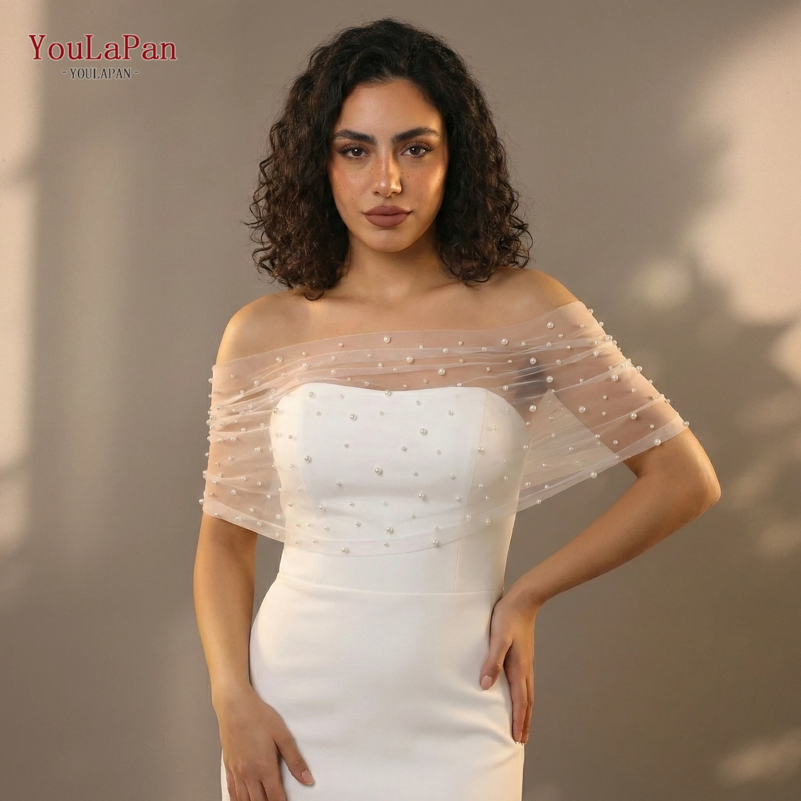 Элегантная шаль-болеро TOPQUEEN для невесты, белое шифоновое болеро с жемчугом, короткий топ с открытыми плечами, съемный свадебный аксессуар Vg73a
Элегантная шаль-болеро TOPQUEEN для невесты, белое шифоновое болеро с жемчугом, короткий топ с открытыми плечами, съемный свадебный аксессуар Vg73a