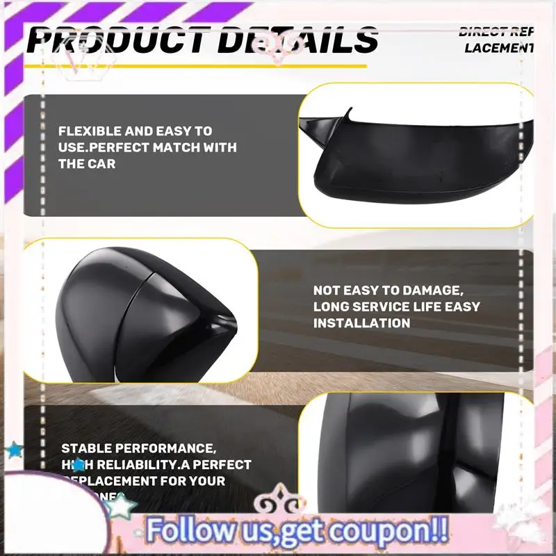 Easy To Use Car Rearview Mirror Cover Door Mirror Shell For Mazda 2 3 2009-2012 Side Rear View Mirror Cover
Easy To Use Car Rearview Mirror Cover Door Mirror Shell For Mazda 2 3 2009-2012 Side Rear View Mirror Cover