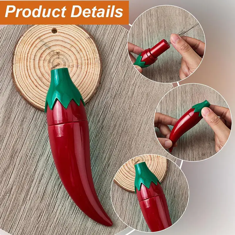 HOT SALE Red Chili Sewing Needle Box (without needles) Cartoon Needlework Storage Household Case Container
HOT SALE Red Chili Sewing Needle Box (without needles) Cartoon Needlework Storage Household Case Container