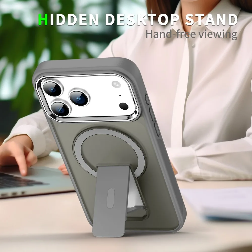 For iPhone 17 Pro Max Case Magnetic Kickstand Cover Lens Protection Anti Drop Transparent Case with iphone 16 15 14 13 12 11
For iPhone 17 Pro Max Case Magnetic Kickstand Cover Lens Protection Anti Drop Transparent Case with iphone 16 15 14 13 12 11