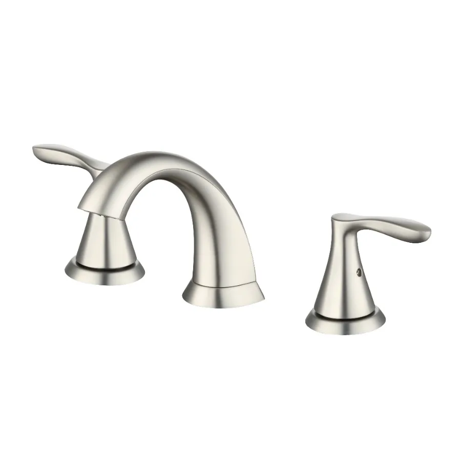 Simple Flair 8" Widespread Bathroom Faucet in Satin Nickel
Simple Flair 8" Widespread Bathroom Faucet in Satin Nickel