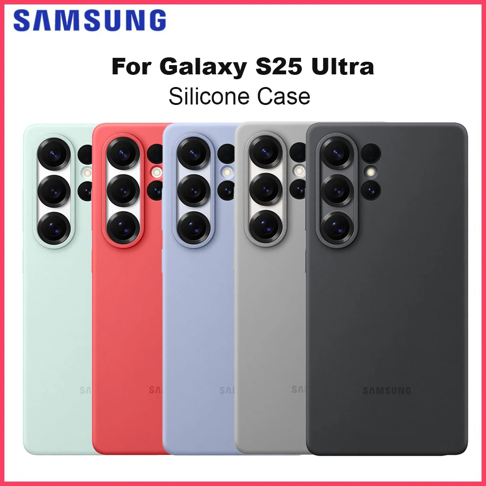 Original SAMSUNG Galaxy S25 Ultra Silicone Case S25Ultra Silicone Smartphone Protective Cover Shockproof EF-PS938CREGUS
Original SAMSUNG Galaxy S25 Ultra Silicone Case S25Ultra Silicone Smartphone Protective Cover Shockproof EF-PS938CREGUS