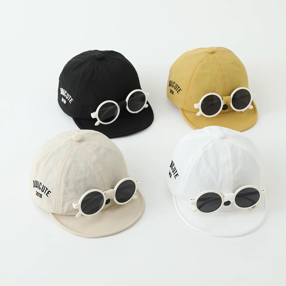 1Set Baby Baseball Cap Sunglass New Spring Summer Cute Solid Sunhat Glasses Boy Girl Snapback Caps Kid Hip Hop Fishing Hat 1-5Y
1Set Baby Baseball Cap Sunglass New Spring Summer Cute Solid Sunhat Glasses Boy Girl Snapback Caps Kid Hip Hop Fishing Hat 1-5Y