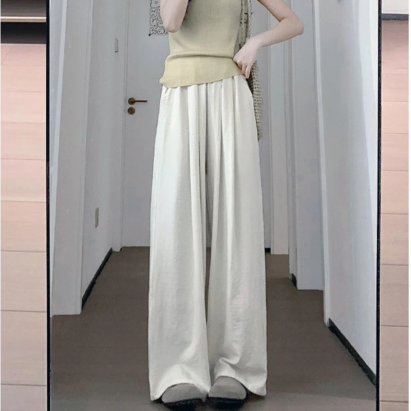 Gidyq Women High Waist Wide Leg Pants Y2K Streetwear Casual Loose Sweatpants Korean Fashion All Match Solid Straight Trousers
Gidyq Women High Waist Wide Leg Pants Y2K Streetwear Casual Loose Sweatpants Korean Fashion All Match Solid Straight Trousers
