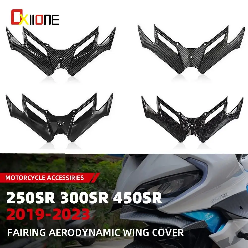 For CFMOTO 250SR 300SR ABS 2019-2024 2023 250 SR 300 250SRABS Motorcycle Front Fairing Aerodynamic Winglet Cover Fixed Wind Wing
For CFMOTO 250SR 300SR ABS 2019-2024 2023 250 SR 300 250SRABS Motorcycle Front Fairing Aerodynamic Winglet Cover Fixed Wind Wing