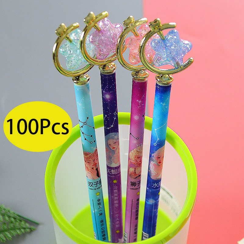 100Pcs Stars Beads Gel Pen Star Transfer Beads Ball Pens Student Signature Pen 0.5mm Black Ink Schhol Office Supplies
100Pcs Stars Beads Gel Pen Star Transfer Beads Ball Pens Student Signature Pen 0.5mm Black Ink Schhol Office Supplies