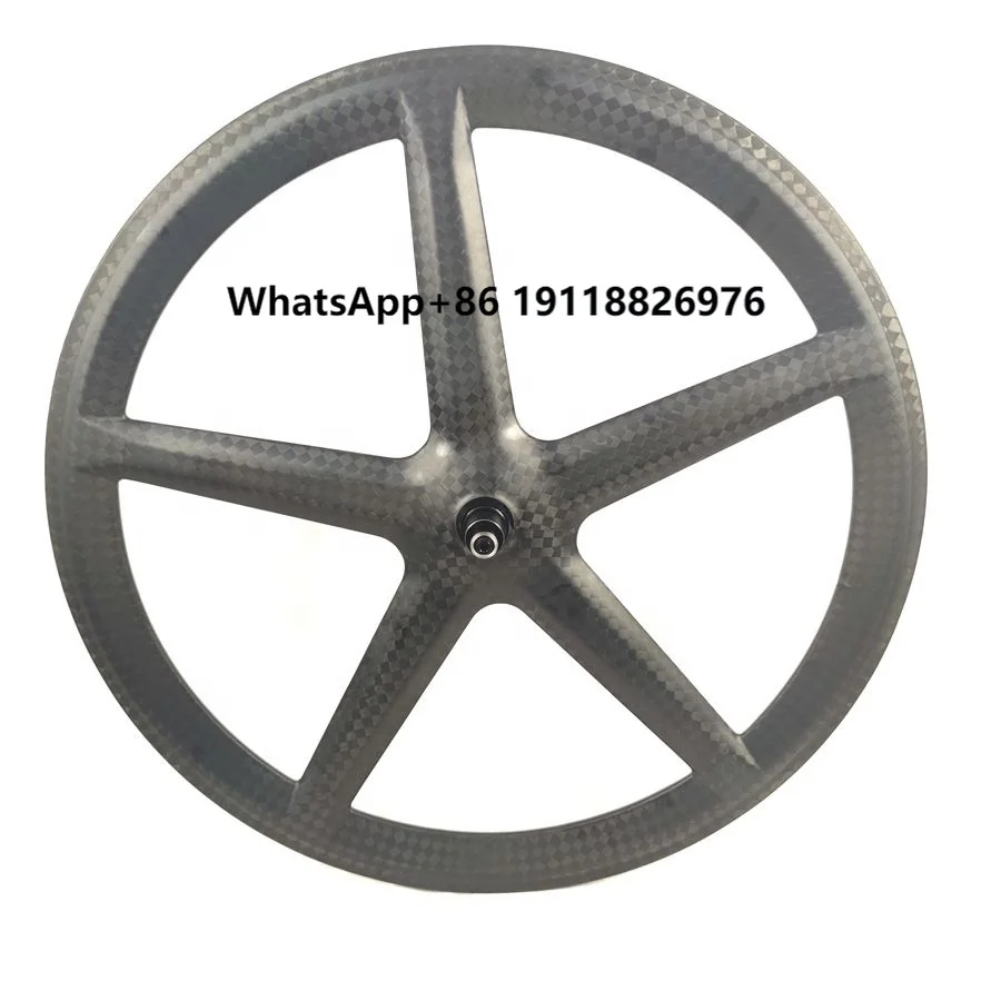 Road and Track 21mm Width Clincher 5 Spoke Bicycle Rim 12K Five Spoke Carbon Wheel 700c
Road and Track 21mm Width Clincher 5 Spoke Bicycle Rim 12K Five Spoke Carbon Wheel 700c