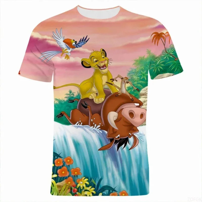 Cartoon Lion King 3D Printed T-shirt Men's Summer Casual Women's Short Sleeve Casual Children's Short Sleeve
Cartoon Lion King 3D Printed T-shirt Men's Summer Casual Women's Short Sleeve Casual Children's Short Sleeve