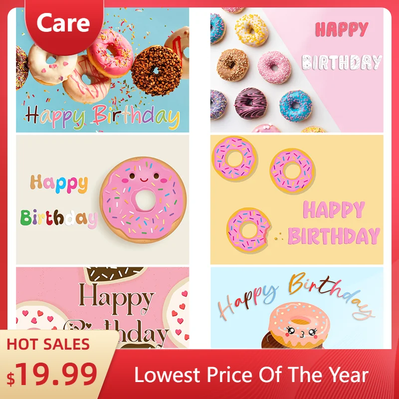 Cartoon Donut Dessert Theme Birthday Party Vinyl Background Baby Shower Decoration Photography Studio Prop Supplies Poster Gift
Cartoon Donut Dessert Theme Birthday Party Vinyl Background Baby Shower Decoration Photography Studio Prop Supplies Poster Gift