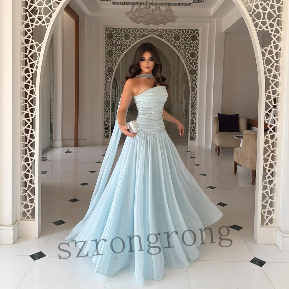 Customized Boat Collar Chiffon Sequins Glitter Evening Saudi Dress A-line Floor Length Backless Prom Bridal Dress with Shawl
Customized Boat Collar Chiffon Sequins Glitter Evening Saudi Dress A-line Floor Length Backless Prom Bridal Dress with Shawl