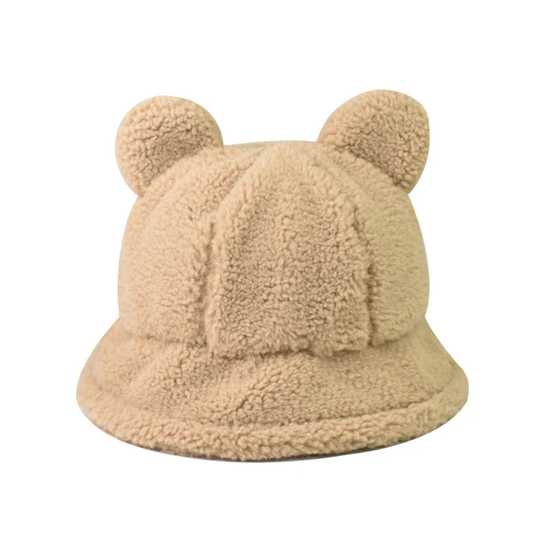 New Arrival Warm Women Fisherman Hat Cute Bear Autumn Winter Solid Teddy Plush Bucket Hat Ladies Thick Outdoor Cap Gorras EP0433
New Arrival Warm Women Fisherman Hat Cute Bear Autumn Winter Solid Teddy Plush Bucket Hat Ladies Thick Outdoor Cap Gorras EP0433