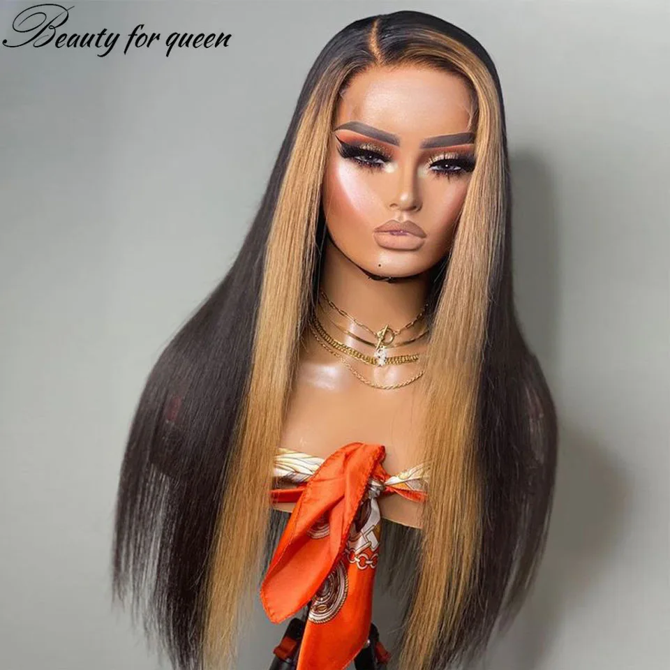Transparent 13x4 Lace Frontal Wigs 200 Density Highlight Brown Black Long Straight Brazilian Colored Human Hair Wig Pre Plucked
Transparent 13x4 Lace Frontal Wigs 200 Density Highlight Brown Black Long Straight Brazilian Colored Human Hair Wig Pre Plucked