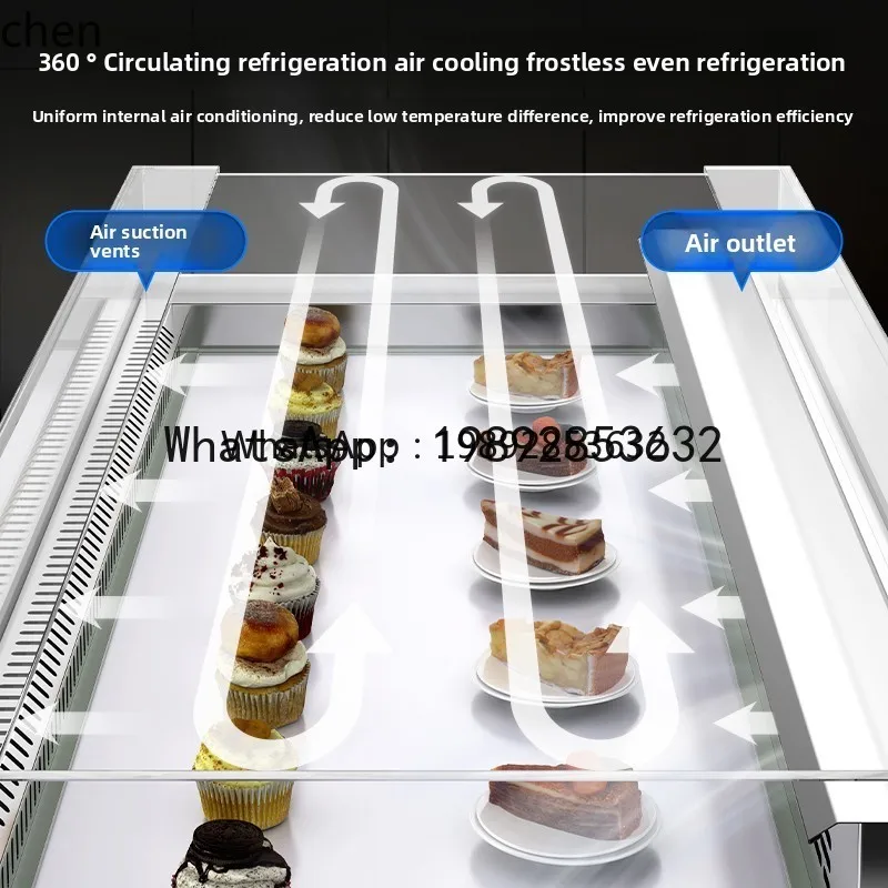 Sandwich display cabinet refrigerated open fruit fishing horizontal island cabinet open
Sandwich display cabinet refrigerated open fruit fishing horizontal island cabinet open