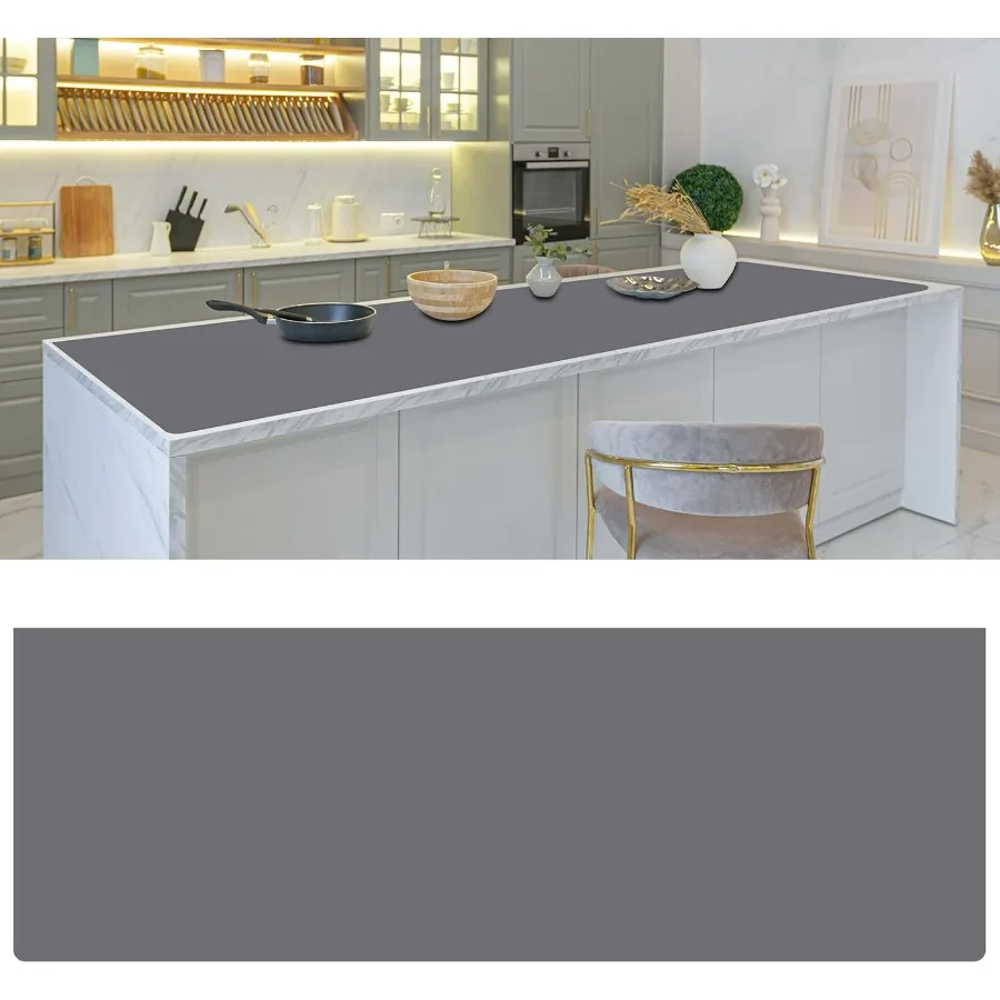 Silicone Mats for Kitchen Counter in Roll 120'' x 24'' Nonslip Cuttable Heat Resistant Mat for Kitchen Countertop Placemat(Dark
Silicone Mats for Kitchen Counter in Roll 120'' x 24'' Nonslip Cuttable Heat Resistant Mat for Kitchen Countertop Placemat(Dark