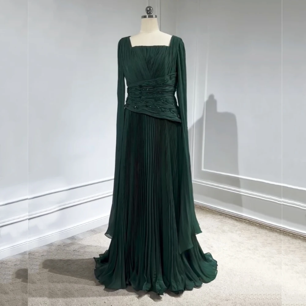 Customized Formal Evening Dress Chiffon Pleat Glitter Applique A-line Long Dresses Bespoke Occasion Prom Elegant Party Wedding
Customized Formal Evening Dress Chiffon Pleat Glitter Applique A-line Long Dresses Bespoke Occasion Prom Elegant Party Wedding