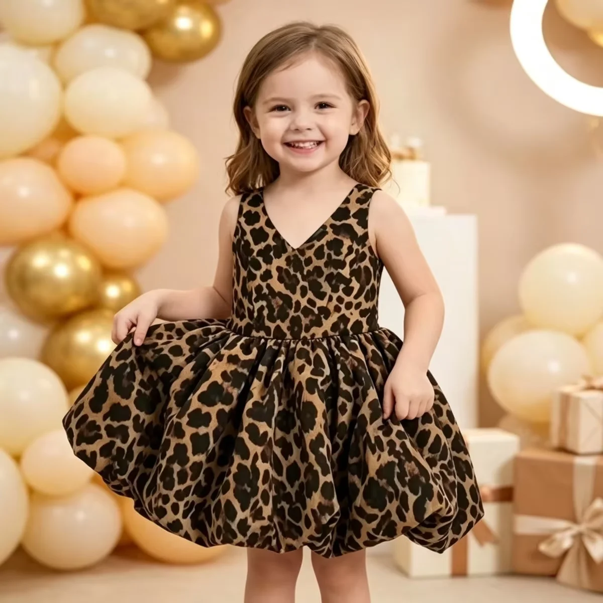 Baby Girls Summer Dress Thin Kids Princess Tutu Dress Polka Dot Leopard Party Dress
Baby Girls Summer Dress Thin Kids Princess Tutu Dress Polka Dot Leopard Party Dress