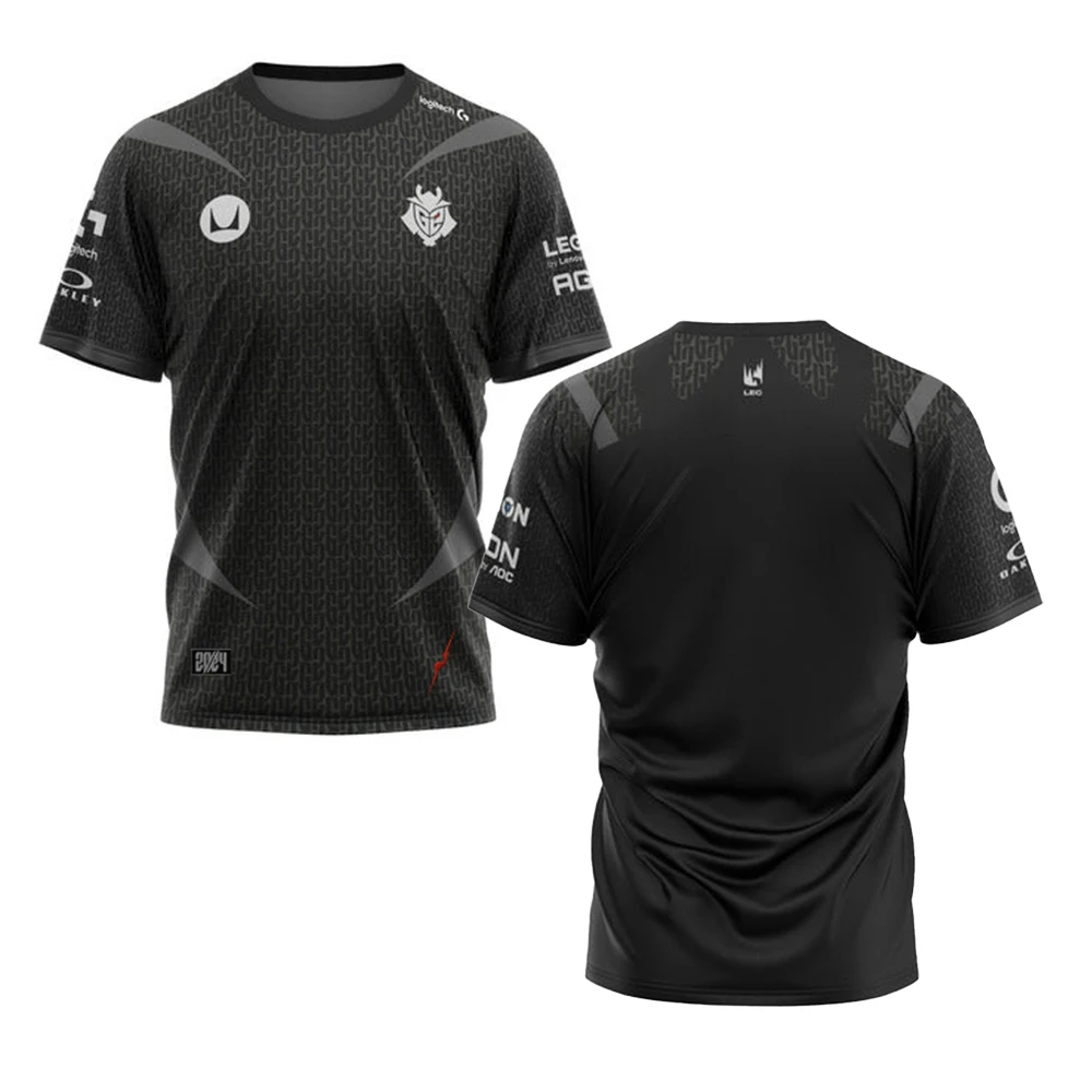 2024 летняя футболка с коротким рукавом G2 командная форма Джерси футболка Csgo Спорт Киберспорт игровая футболка Niko О-образный вырез дышащие футболки большого размера
2024 летняя футболка с коротким рукавом G2 командная форма Джерси футболка Csgo Спорт Киберспорт игровая футболка Niko О-образный вырез дышащие футболки большого размера