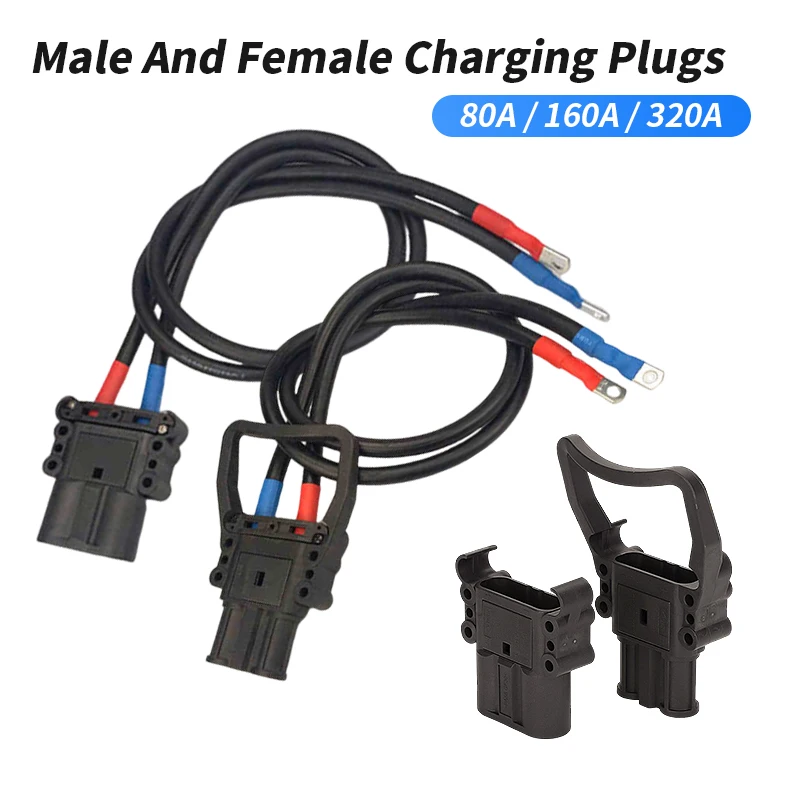 REMA Battery Connectors DC 150V 80A 160A 320A Forklift Power Connector Wire Charging Plug Male Female Connectors with Wires
REMA Battery Connectors DC 150V 80A 160A 320A Forklift Power Connector Wire Charging Plug Male Female Connectors with Wires