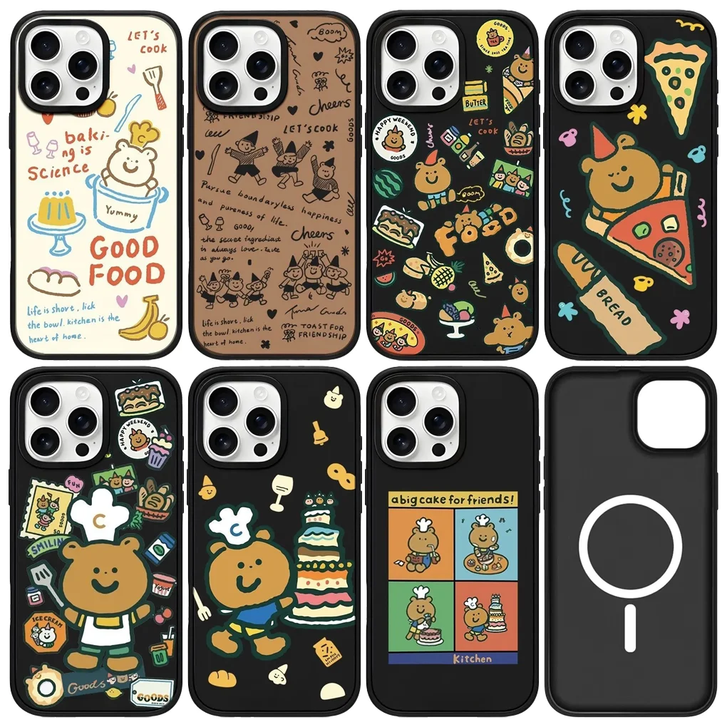 Cartoon Kitchen Black Frosted Magnetic Phone Case Cover for IPhone 16 15 14 13 Pro Max Case for IPhone 16 Pro Max
Cartoon Kitchen Black Frosted Magnetic Phone Case Cover for IPhone 16 15 14 13 Pro Max Case for IPhone 16 Pro Max